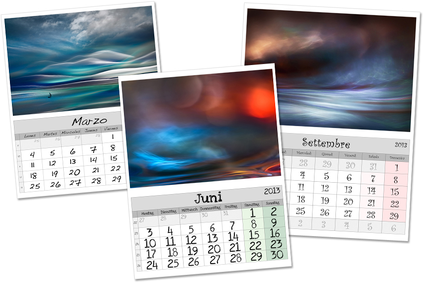 Lightroom Calendar example. Photo: Ursula I Abresch